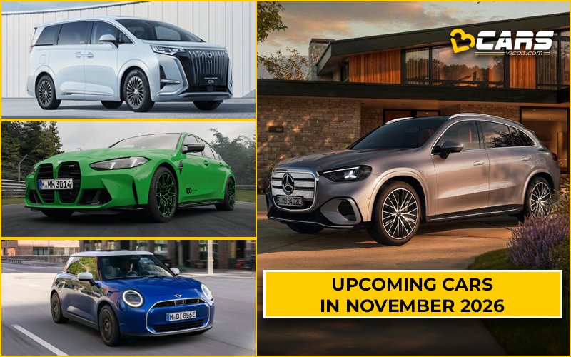 Upcoming Cars In November 2026