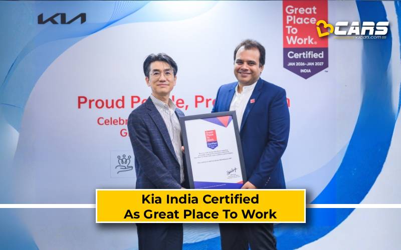 Kia India Earned Second Consecutive Great Place To Work Certification