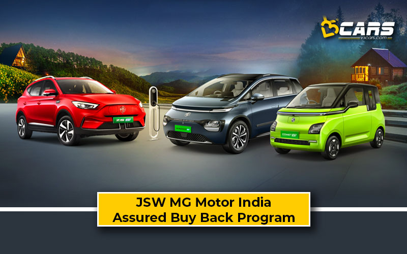 JSW MG Motor India Extend Assured Buy Back Program For EVs