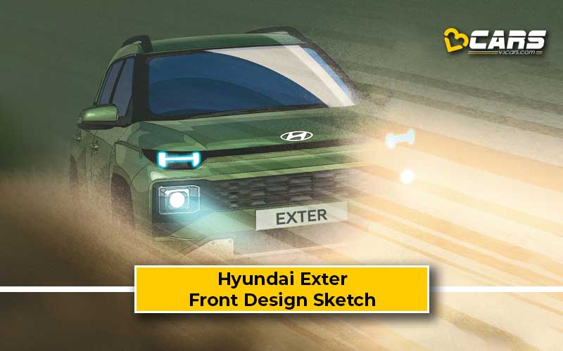 Hyundai Exter 2023 SUV (Punch, Fronx Rival) - Front Design Revealed