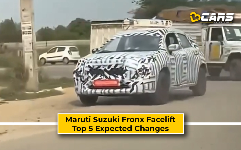 2026 Maruti Suzuki Fronx Facelift Spied