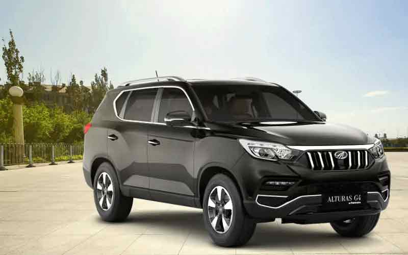 Mahindra Alturas G4 exterior view