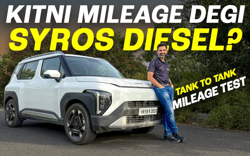 Kia Syros Diesel Automatic Mileage Test w/ Tank-to-tank Method & Drive Impression