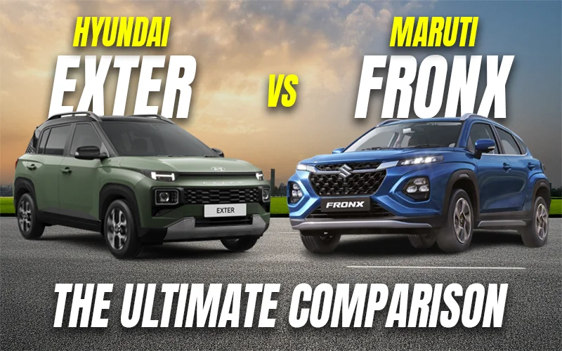 Hyundai Exter vs Maruti Fronx: Sub Rs 8.5 Lakh Battle | Which Car Is More Value for Money?