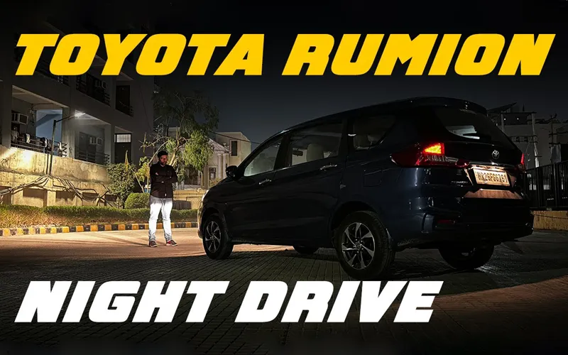 Toyota Rumion Night Drive | Headlamps & Parking Camera Review | The Sensible Review | Feb 2024