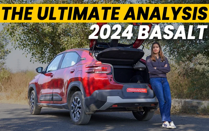 2024 Citroen Basalt Rear Seat & Boot Space Review | Can 3 People Sit In Rear Of The Basalt?