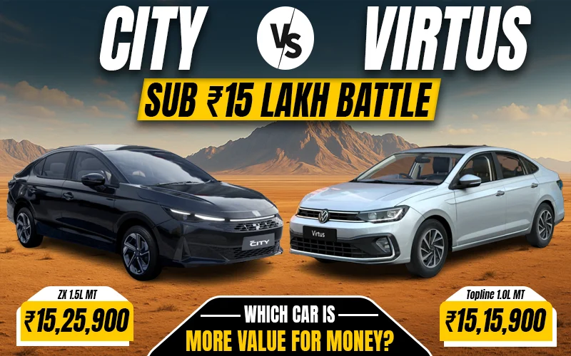 Honda City vs Volkswagen Virtus | Which Sedan Is Best Value For Money?