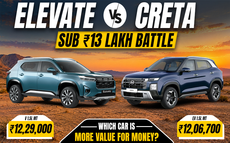 Can Elevate Facelift Beat Creta In Value? Petrol-MT Comparison