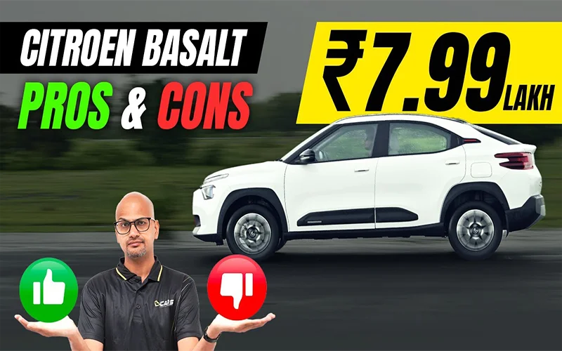 Citroen Basalt Pros & Cons Wala Review (Launched @ Rs. 7.99 Lakh)