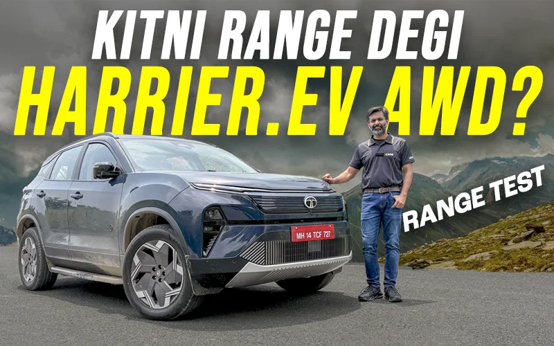 Tata Harrier.ev 75 AWD Real-world Range Test w/ Efficiency & Drive Impressions