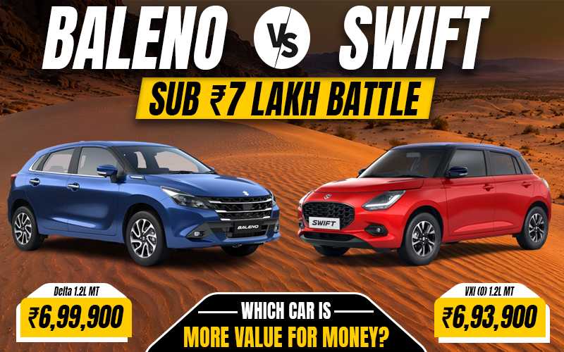 Why Buy Baleno Delta Over Swift VXI(O)?