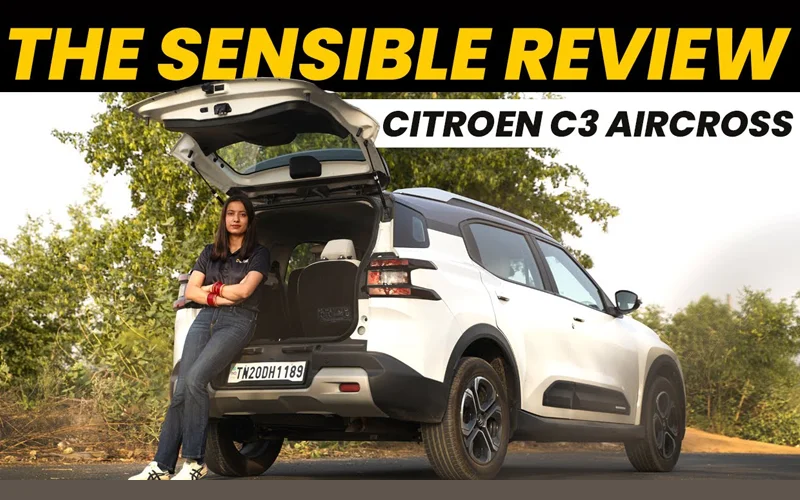 Citroen C3 Aircross 7 Seater Rear Seat & Boot Space Review | Can 7 People Sit? | The Sensible Review