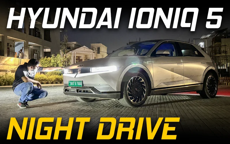 Hyundai IONIQ 5 LED Headlamps & Parking Camera Review At Night | The Sensible Review | June 2024