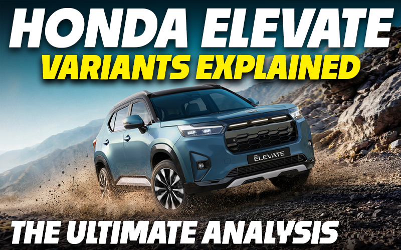 Honda Elevate Variants Explained | SV, V, VX, ZX, ZX Plus, ZX Plus Black