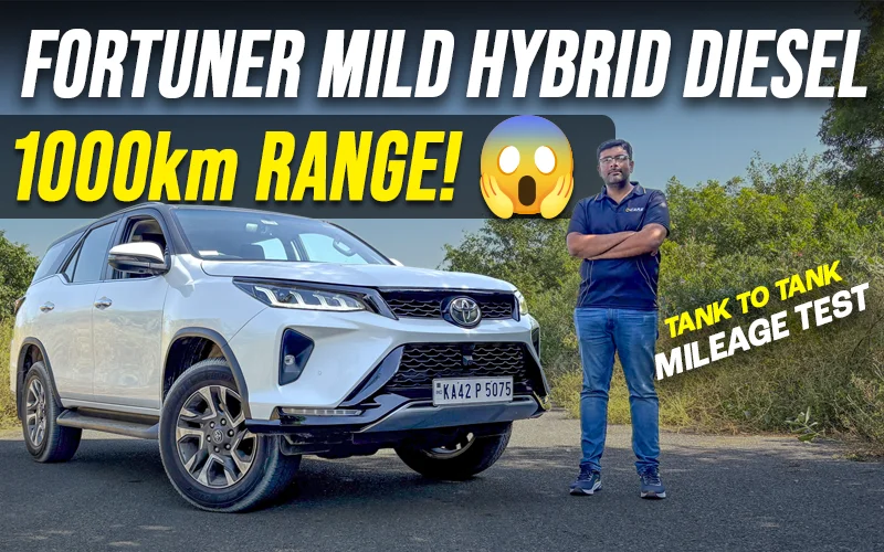 Fortuner Legender 4WD AT Mileage Test using Tank-to-tank Method w/ Drive Impressions | October 2025