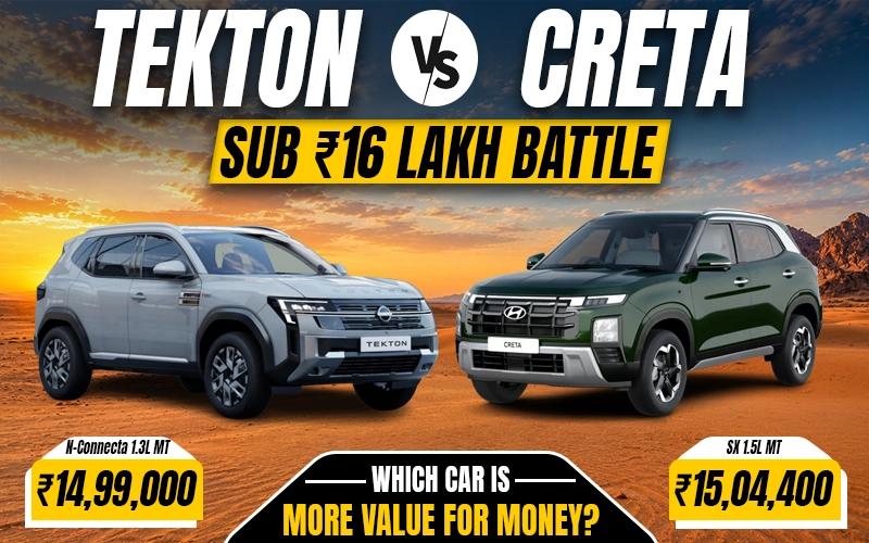 Nissan Tekton vs Hyundai Creta Sub Rs. 16 Lakh Battle | Which Car Is More Value For Money?