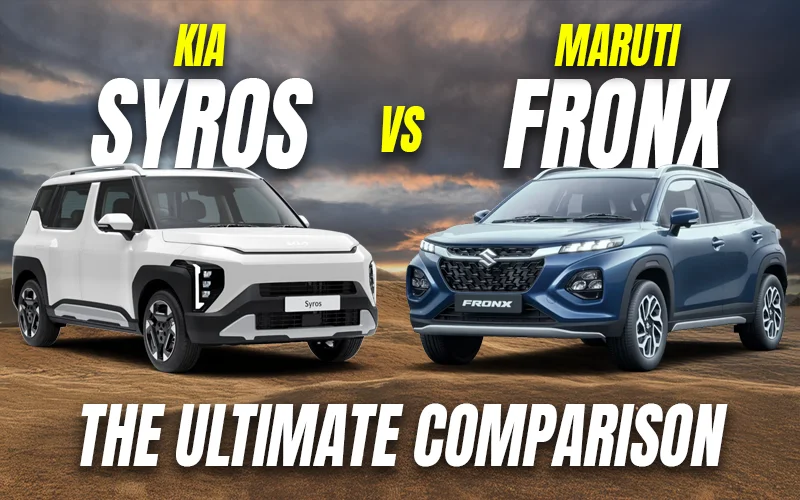 Kia Syros vs Maruti Fronx | Sub Rs 10 Lakh Battle | Which Car Is More Value For Money?
