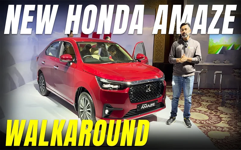 New Honda Amaze Walkaround | Most Affordable ADAS Car In India, Big Boot, New Features