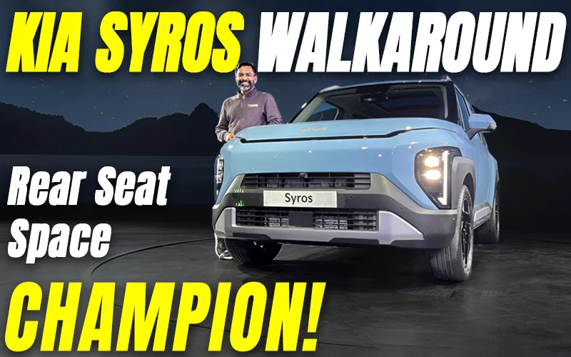 Kia Syros Quick Walkaround | Rear Seat Space, All Ventilated Seats, Panoramic Sunroof
