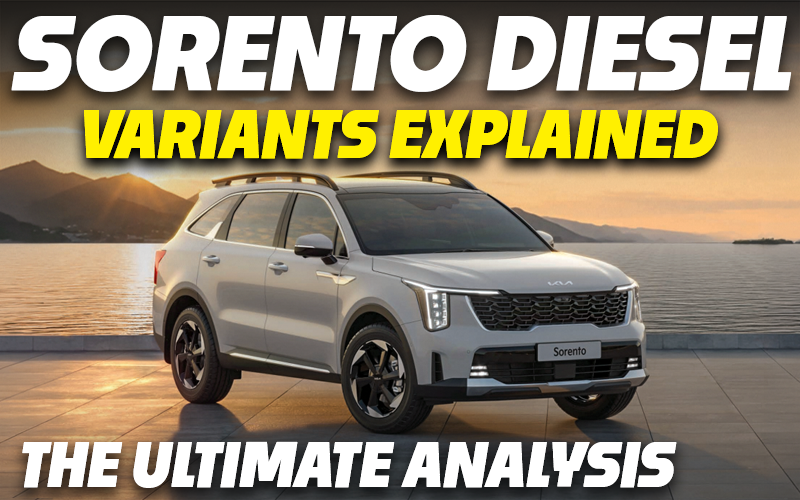 Kia Sorento Diesel Variants Explained | HTE, HTE(O), HTK, HTK(A), HTX, HTX(A), Black Line