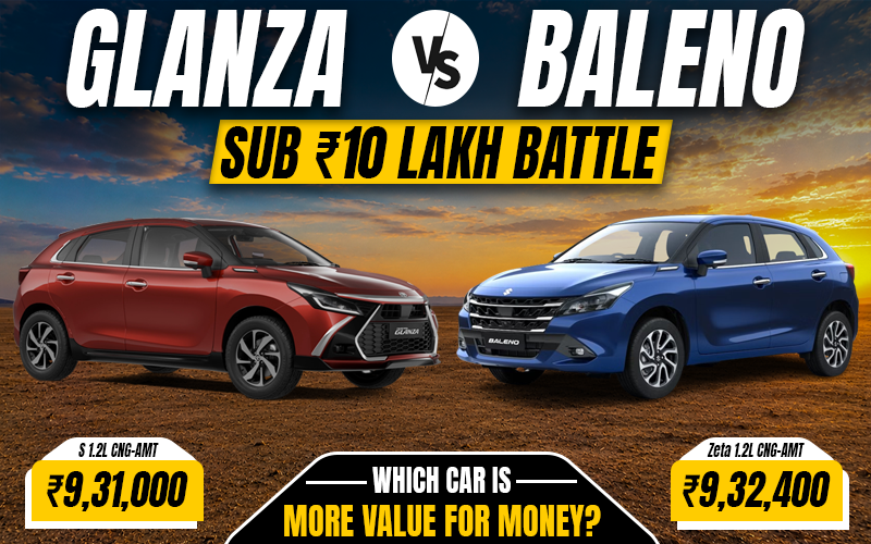 Is Buying Glanza Over Baleno CNG AMT A Mistake? | Glanza S Vs Baleno Zeta
