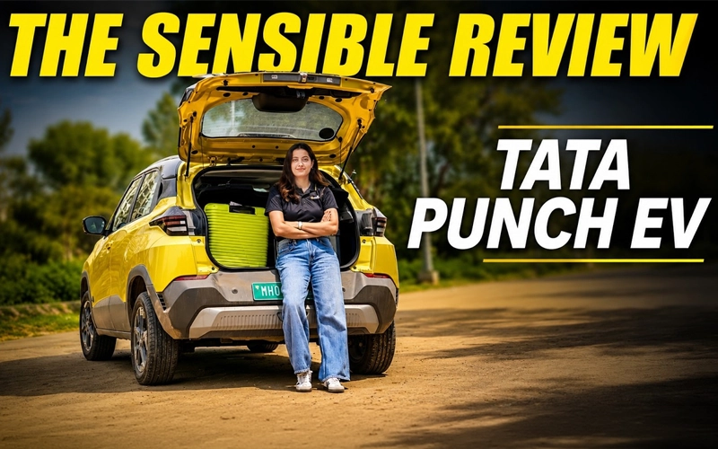 Tata Punch EV Rear Seat & Boot Space Review | Can 3 People Sit In Rear Of The Punch EV Ever?