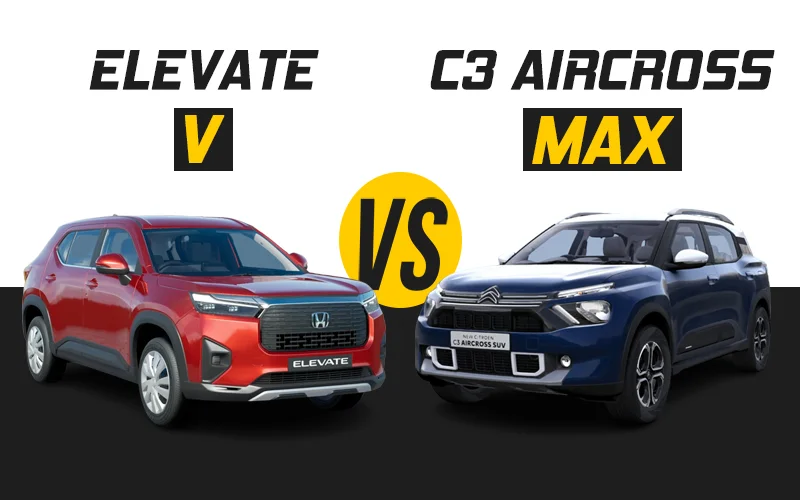 Honda Elevate V vs Citroen C3 Aircross Max | Which Car Is More Value For Money?