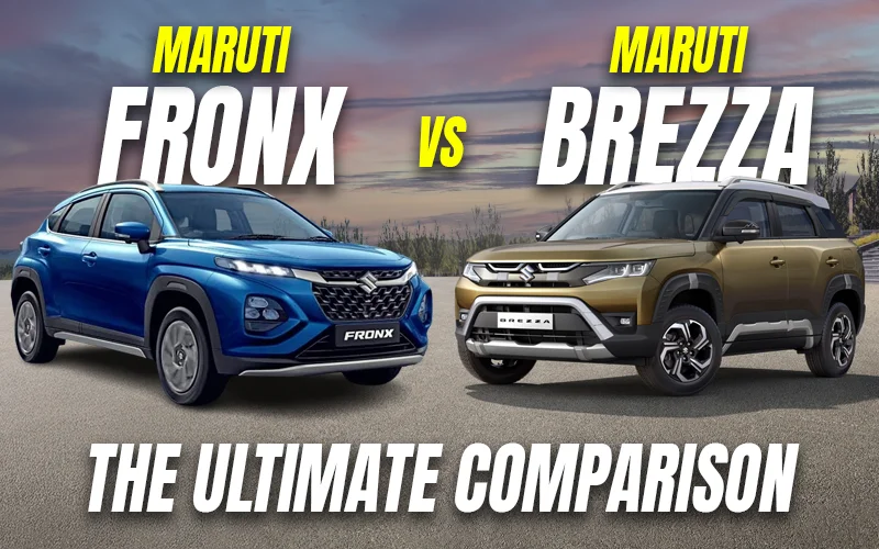Maruti Nexa Fronx vs Maruti Arena Brezza Sub Rs. 10 Lakh Battle | Which Car Is More Value For Money?