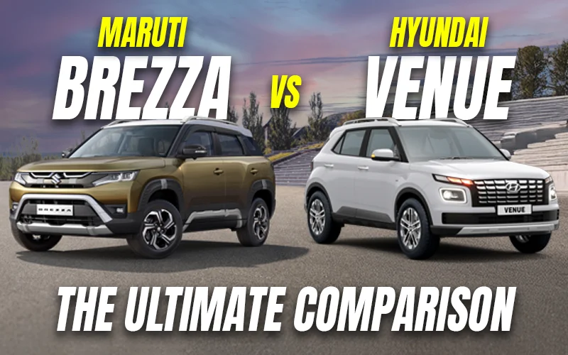Maruti Arena Brezza vs Hyundai Venue Sub Rs. 10 Lakh Battle | Which Car Is More Value For Money?