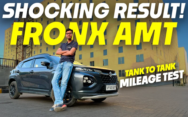 Maruti Fronx 1.2 AMT Mileage Test w/ Tank-to-tank Method & Drive Impression
