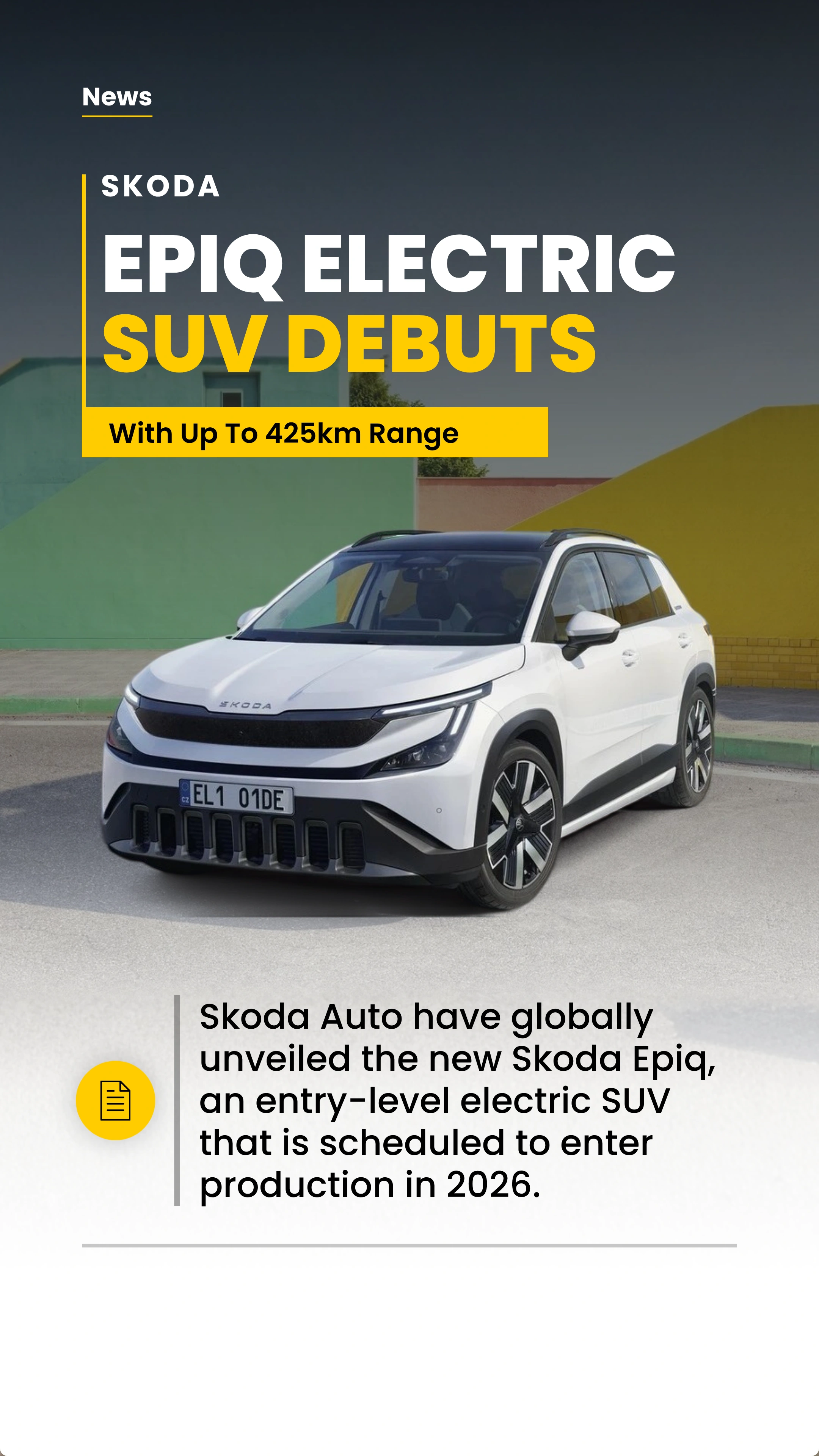 Skoda Epiq Global Debut